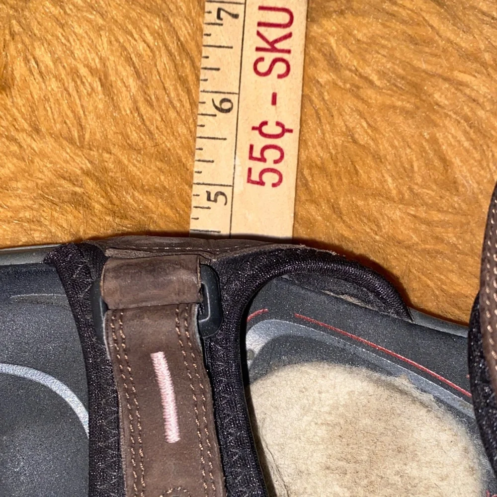 Ecco Black and Brown Sandals